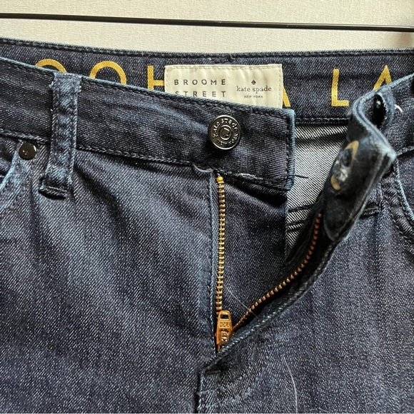Kate Spade Broome Street Dark Blue Ankle Jeans Sz 24 - Picture 4 of 10